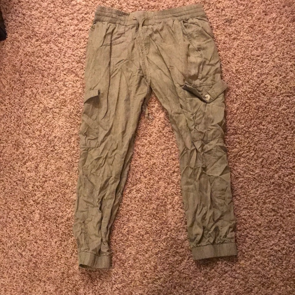 Green pants